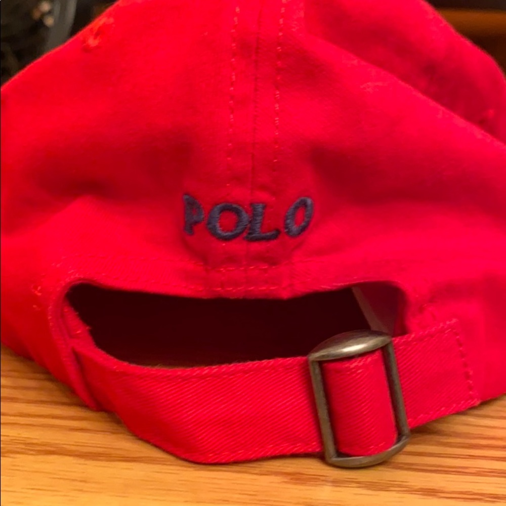 Red Polo Ralph Lauren Cap - Picture 3 of 6